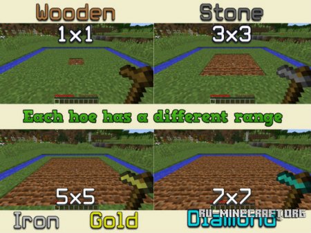  Improved Hoes  Minecraft 1.9.4