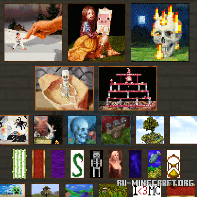  Painting Selection Gui Revamped  Minecraft 1.10.2