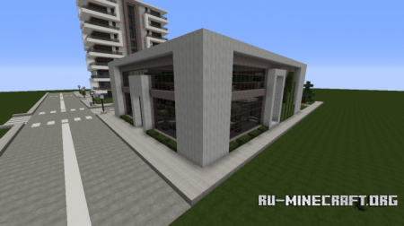  Modern Restaurant and Lounge  Minecraft