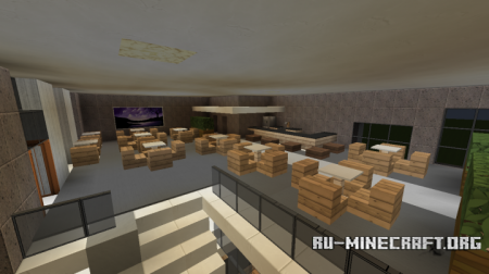  Modern Restaurant and Lounge  Minecraft