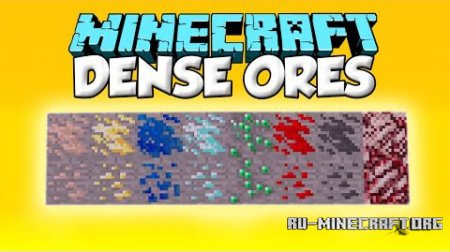 Скачать Dense Ores для Minecraft 1.11