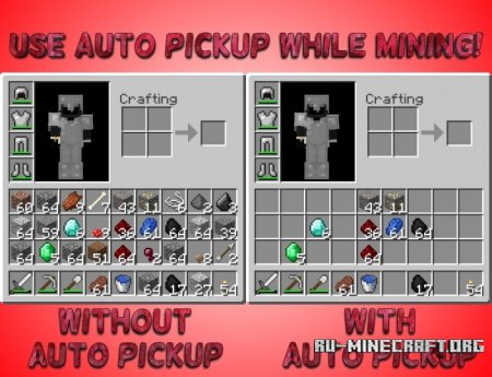  Auto Pickup  Minecraft 1.11