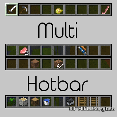  Multi-Hotbar  Minecraft 1.11.2