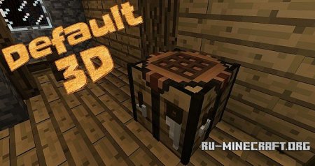  Default 3D [16x]  Minecraft 1.11