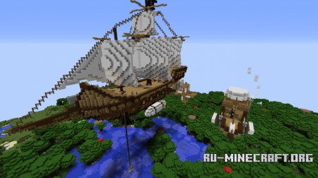  Flying Ship  Minecraft