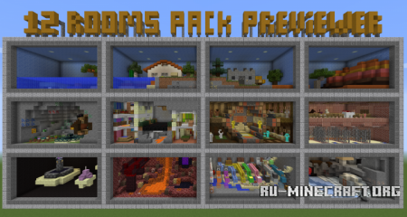  12 Rooms Pack Previewer  Minecraft