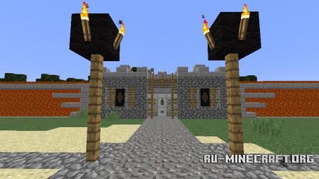  Fortified NPC Village  Minecraft