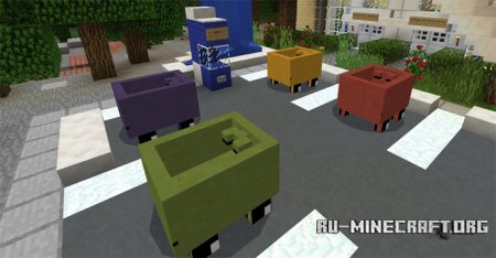  Mine-Cars  Minecraft PE 1.0.0