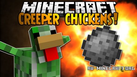  Creeper Chickens  Minecraft 1.10.2