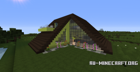  Modern House 3 (A-Frame)  Minecraft