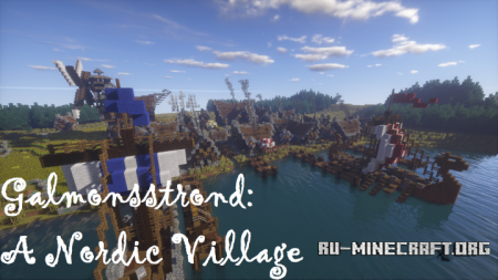  Galamansstrond: A Nordic Village  Minecraft