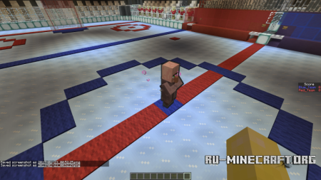  Villager Hockey Arena  Minecraft