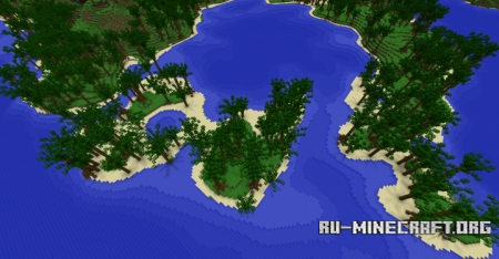  Jungle Island - Custom Terrain  Minecraft