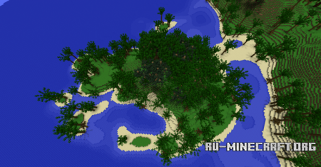  Jungle Island - Custom Terrain  Minecraft
