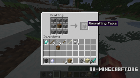  Uncrafting Table  Minecraft 1.11.2