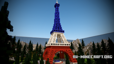  Eiffel Tower Arena  Minecraft