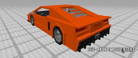  Sports Car: Lamborghini  Minecraft PE 1.0.0