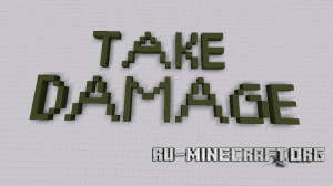  Take Damage Challenge  Minecraft
