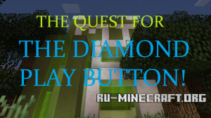  The Quest For The Diamond Play Button  Minecraft