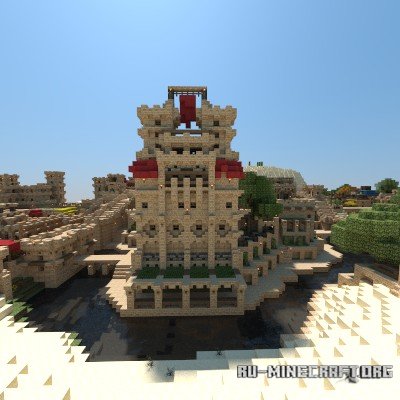  Desert ity Town  Minecraft