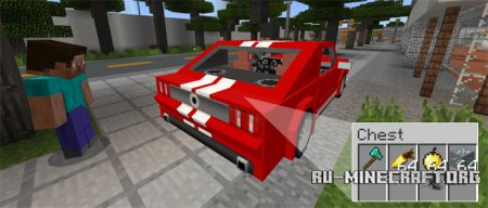  Sports Car: Ford Mustang  Minecraft PE 1.0.0