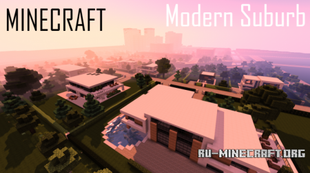  Modern Suburb  Minecraft