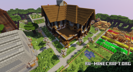  Mechanical Village  Minecraft