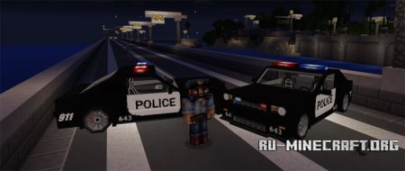  Police Car  Minecraft PE 1.0.0