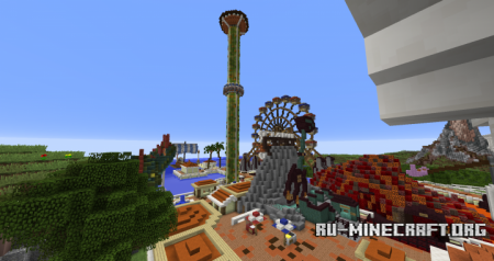  Under the Olimp Theme Park  Minecraft