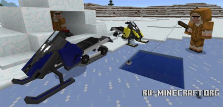  Snowmobile  Minecraft PE 1.0.0
