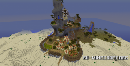  Vertical Broken Village  Minecraft