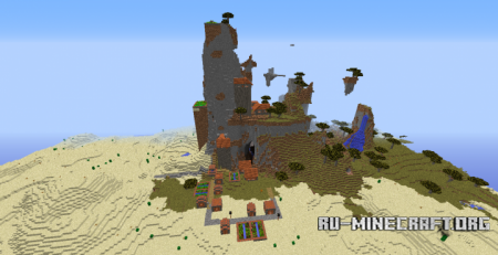  Vertical Broken Village  Minecraft