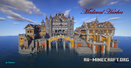  Medieval Harbor  Minecraft