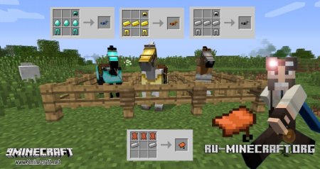  Craftable Horse Armour and Saddle  Minecraft 1.11.2