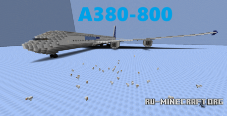  Airbus A380-800  Minecraft