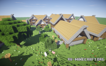  Flatland Village 2  Minecraft