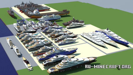  Ships Line Up  Minecraft