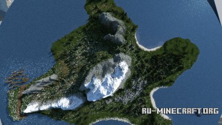  Custom Island Terrain  Minecraft