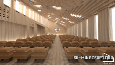  Knarvik Church - Modern church project  Minecraft