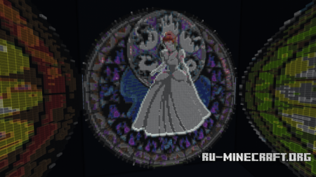  Kingdom Hearts Princess Stained Glass  Minecraft