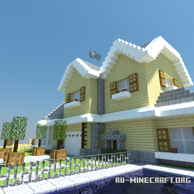  Generic Suburban House  Minecraft