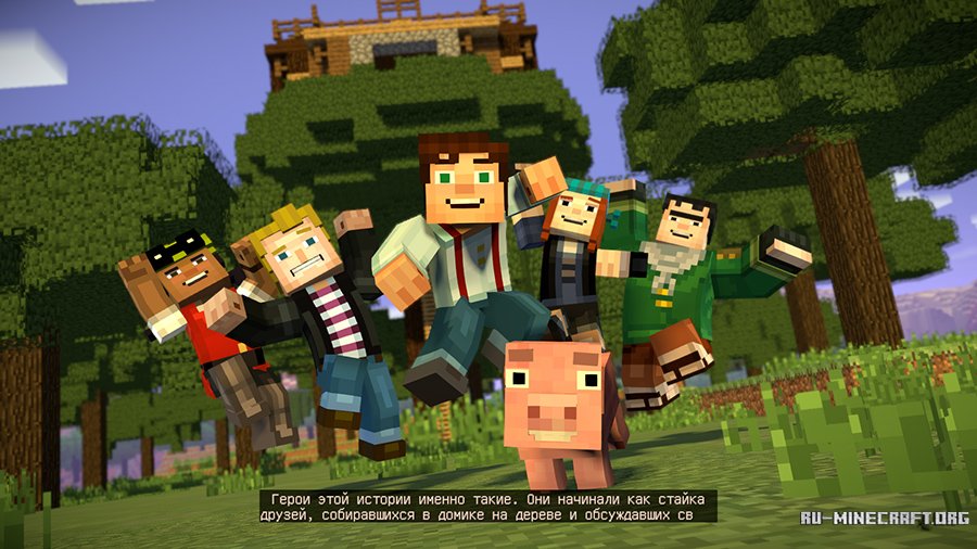 Скачать Minecraft: Story Mode на андроид