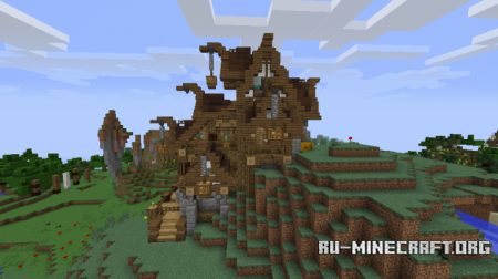  Medival Terrain House  Minecraft