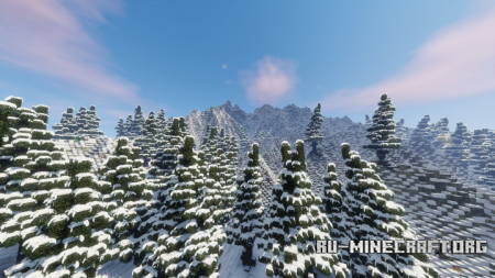  Snowy Mountains  Minecraft