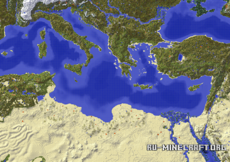  Mediterranean with Custom Biomes  Minecraft