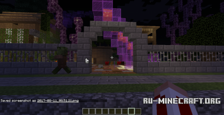  Corupted village-Behind the Picket Fence  Minecraft