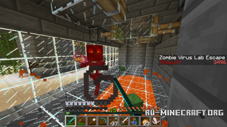  Zombie Virus Lab Escape  Minecraft