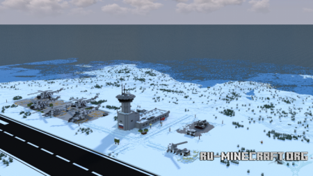  Arctic Military Island  Minecraft