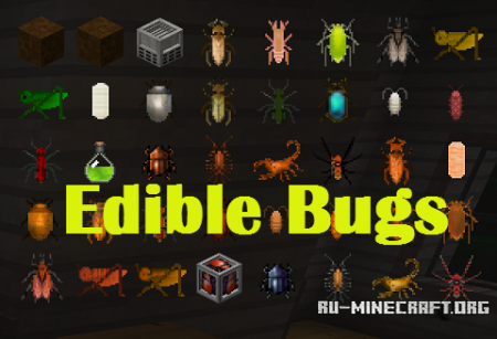  Edible Bugs  Minecraft 1.12.1