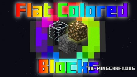  Flat Colored Blocks  Minecraft 1.12.1